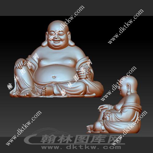 佛像身体立体圆雕图（OMG-106）