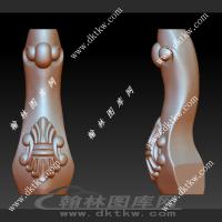 家具小脚立体圆雕图（OMG-136）