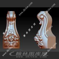 酒柜底柜脚立体圆雕图（OMG-214）