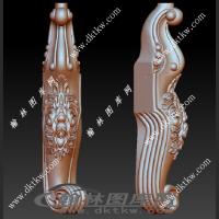 前大脚立体圆雕图（OMG-338）