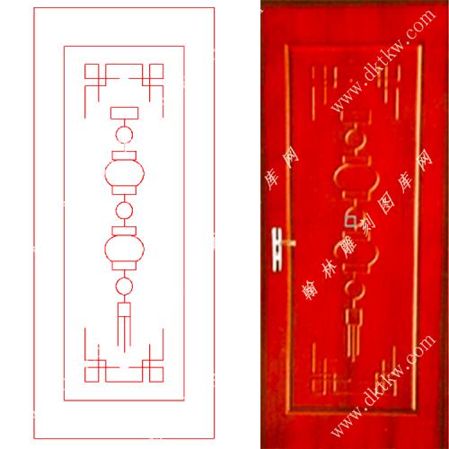 文泰木门精雕图（DK-592）