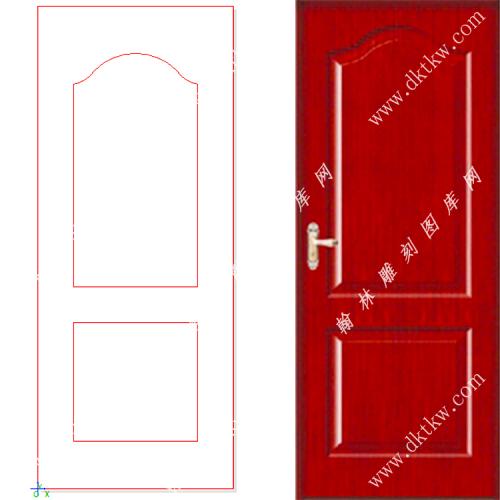 文泰木门精雕图（DK-697）