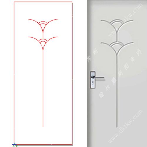 文泰木门精雕图（DK-720）