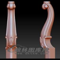 餐椅脚立体圆雕图（OMG-627）