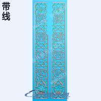 佛龛两侧供佛平安敬神生财莲花格子底(JDFK-001)