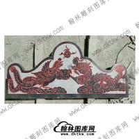 12墓碑碑头碑帽龙凤文泰矢量线稿(MBBT-001)