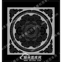 墓碑碑板洋花线雕图119(MBBB-067)