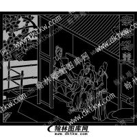 墓碑 其他 二十四孝亲尝汤羹线雕图（MBXD-156）