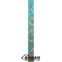 MBLZ-2418墓碑立柱梅花精雕图