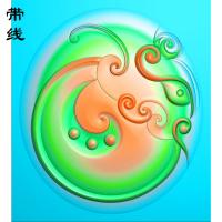 新款仿古玉雕001精雕图有线(QSP-077)