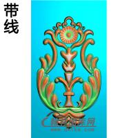 长方形洋花精雕图（CYH-254）