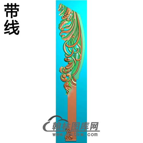 长条洋花精雕图（CTH-179）