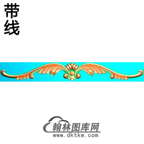 长条洋花精雕图（CTH-283）
