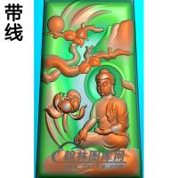 山水佛像（LFX-068)