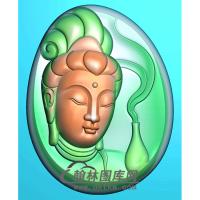 式观音菩萨精品挂件(含灰度图)(0002)（BGY-241)