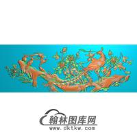 MD-096-牡丹鸟091无线精雕图（HNF-028）