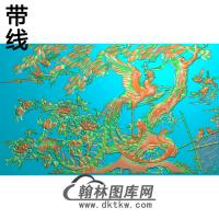 f-330-凤凰群精雕图（HNF-013）