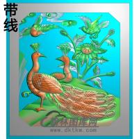 石材凤凰精雕图（HNF-053）
