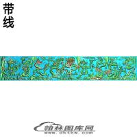 长九龙带线精雕图(ZSLF-0712)