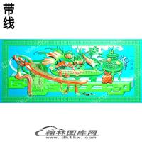 一品清廉八宝带线精雕图(ZSQT-0704)