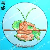 孙悟空挂件精雕带线2（GDR-091）