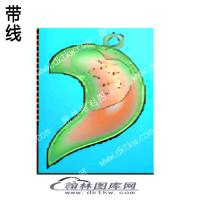 爱情侣心形对牌双面带线5（QTG-105）