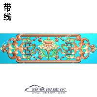 藏式八宝镂空伞抽斗带线精雕图（ZSBB-06-04)