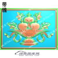 藏式八瑞带线精雕图8(ZSBB-09-08)