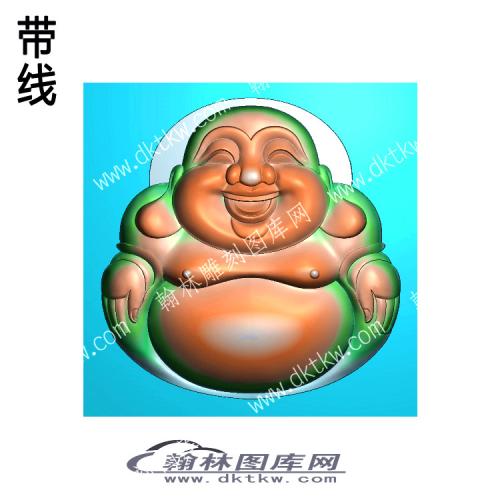 小佛大肚佛坐佛带线(MLF-200)