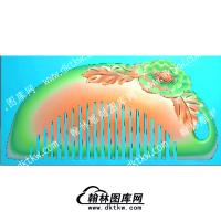 牡丹梳子双面（QTG-205）