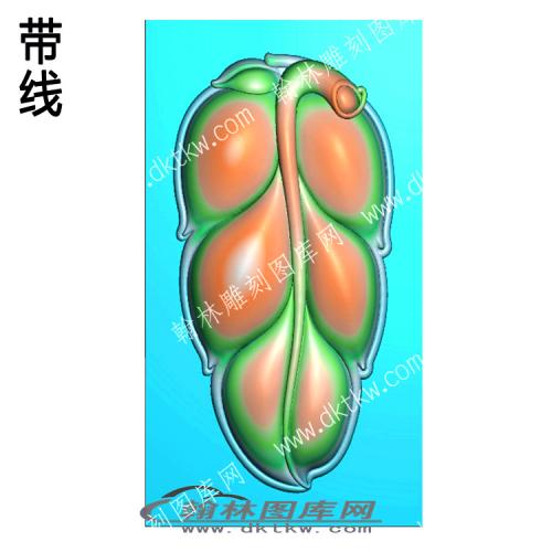 叶子挂件带线1（QTG-214）