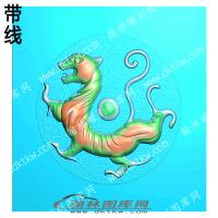 仿古灵兽白虎带线(FSP-132)