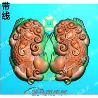 双貔貅带线（QTG-301）