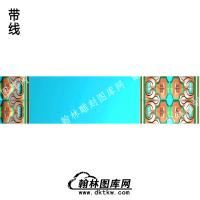 藏式家具象头1椅脑扶手带线精雕图(ZSJJ-05-03)