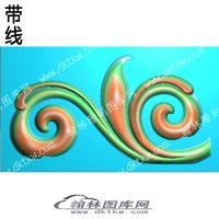 藏花家具小角花带线精雕图 (2)(ZSJJ-06-01)
