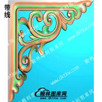 藏式角花带线精雕图(ZSJJ-06-20)