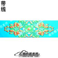 藏式长形洋花精雕图(ZSYH-02-11)