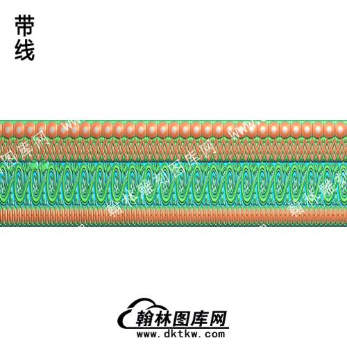 藏式家具花朵围板牙板带线精雕图(ZSJJ-10-24)