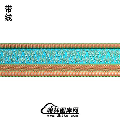 藏式家具梅花藏珠牙板围板带线精雕图(ZSJJ-10-26)