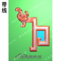 家具部件沙发部件真龙宝座带线3精雕图（ZSJJ-11-11)