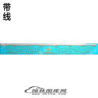 家具部件沙发部件真龙宝座平几牙料带线精雕图（ZSJJ-11-18)