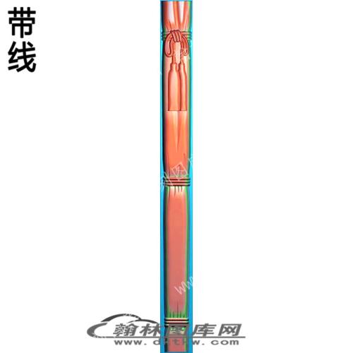 工艺品游戏武器宝剑渊虹剑鞘带线精雕图(DJF-390)
