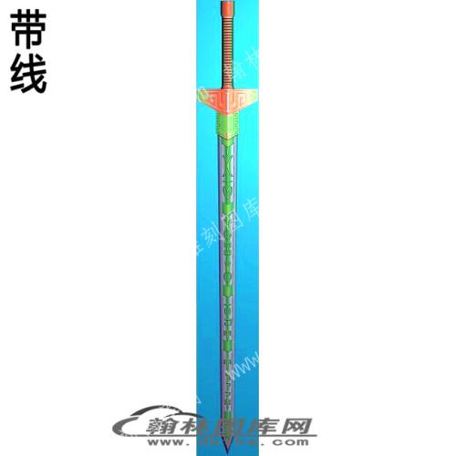 工艺品游戏武器宝剑镇妖剑精雕图(DJF-392)