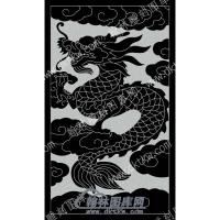 墓碑其它龙线雕图（MBQT-053)
