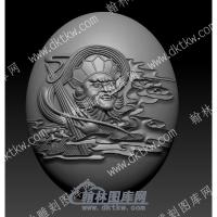 立体多闻天王圆雕图（YDZH-097）