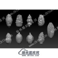 立体蔬菜整套圆雕图（YDZH-125）