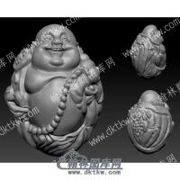 立体如意元宝葡萄童子禄星圆雕图（YDCS-021）