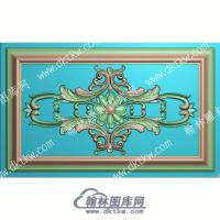 欧式长方形洋花精雕图（OSYH-173）