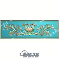 欧式长方形洋花精雕图（OSYH-176）