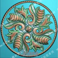 欧式洋花圆花精雕图（OSYH-527）